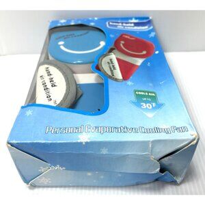 Handheld Personal Evaporative Cooling Fan Battery USB Cold Sponge Portable*READ*